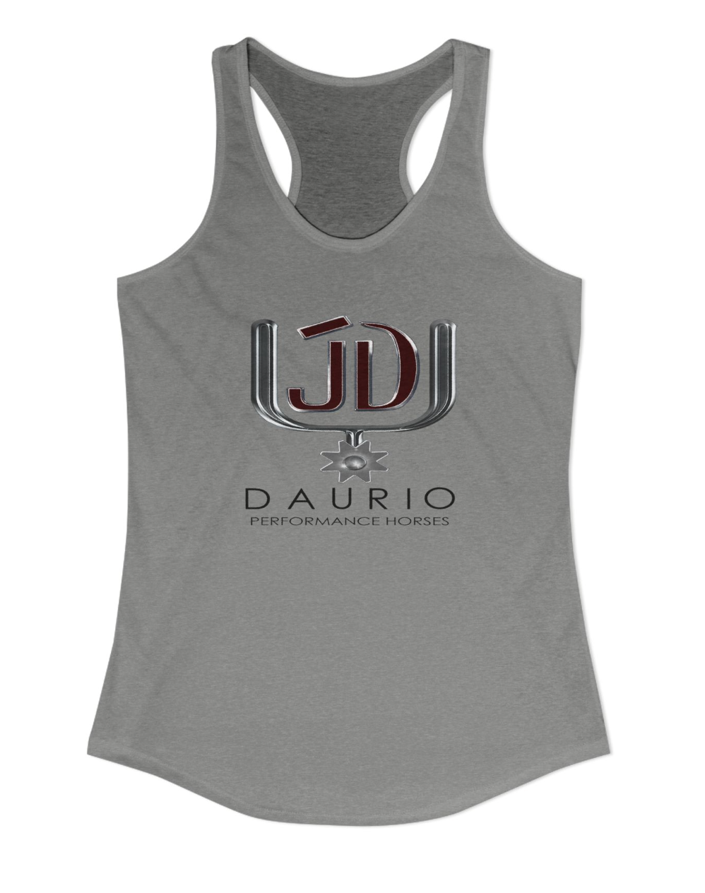 Daurio Performance Horses Full Logo Racerback Tank