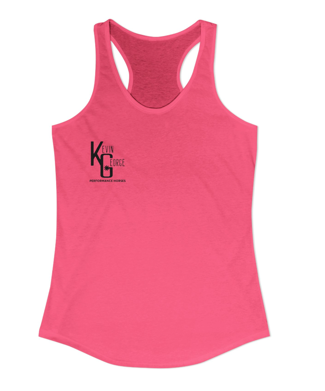KG Performance Horses Chest Logo Racerback Tank