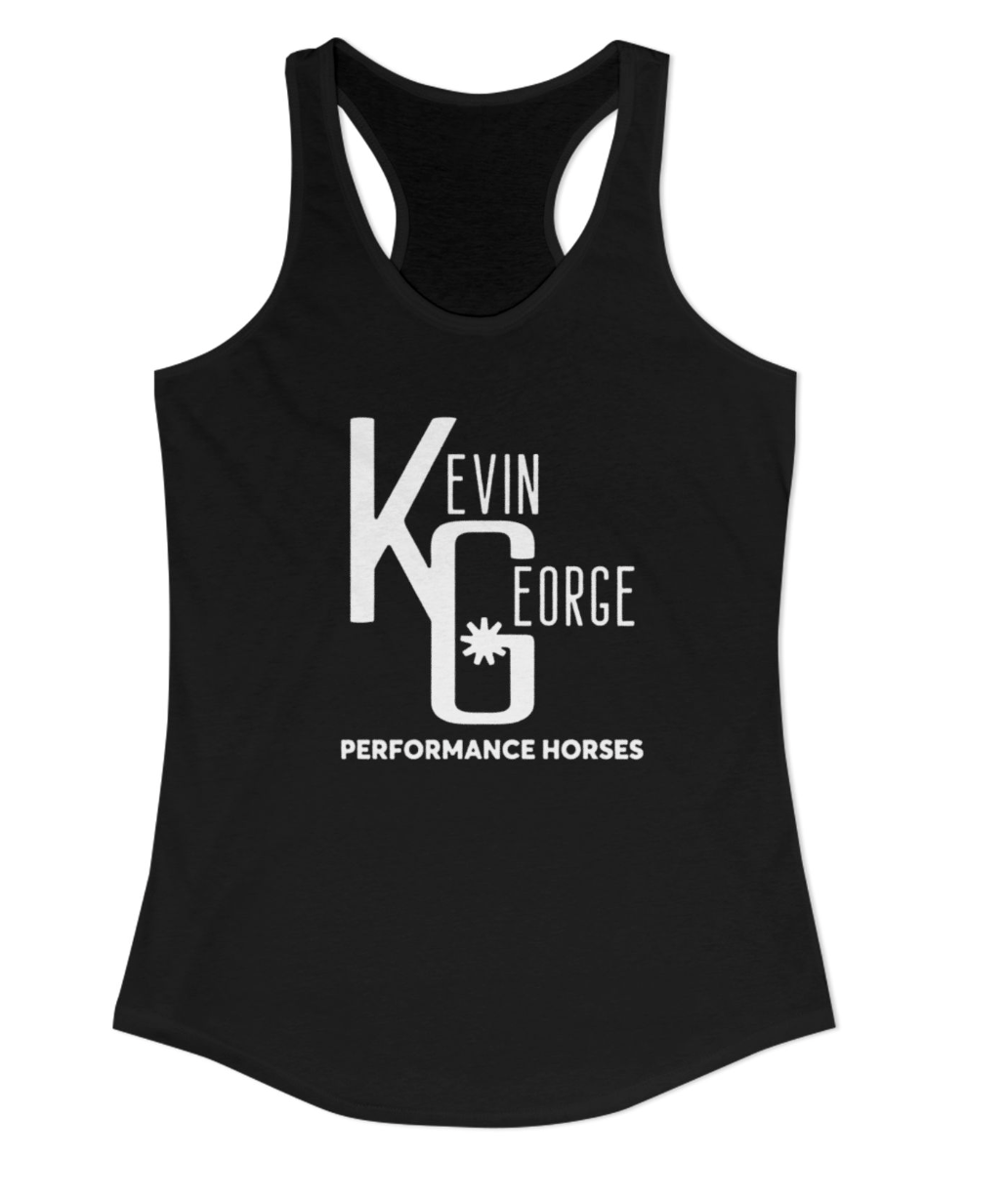 KG Performance Horses Full Logo Racerback Tank