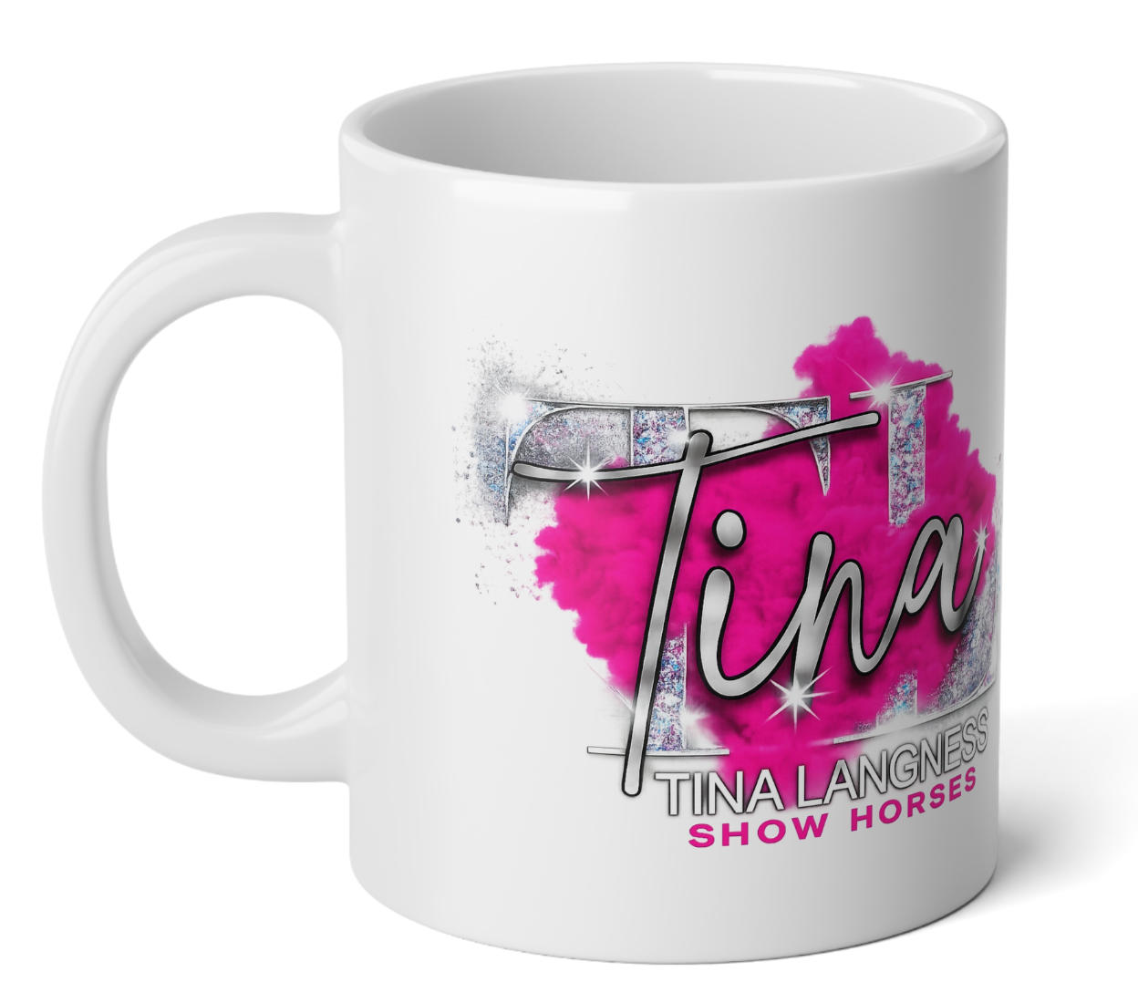 Tina Langness Show Horses Mug