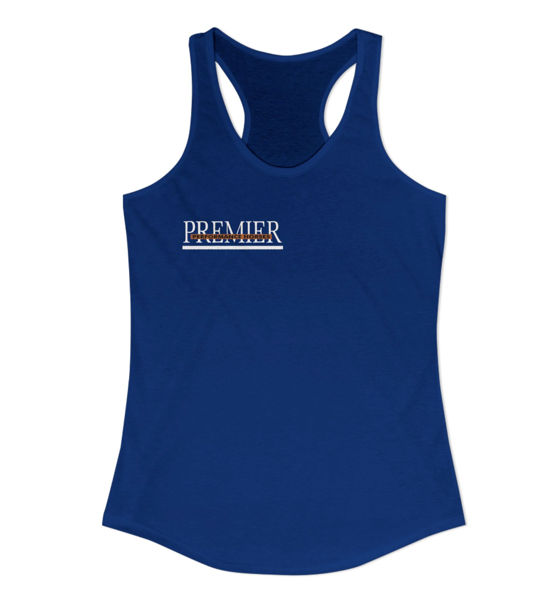 Premier Performance Horses Chest Logo Racerback Tank
