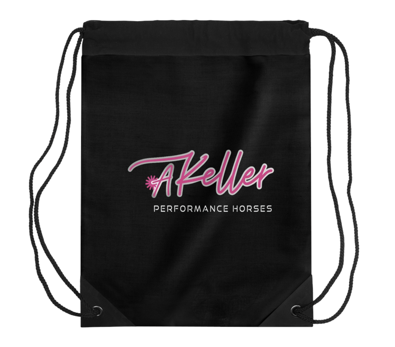 Akeller Performance Horses Drawstring Bag