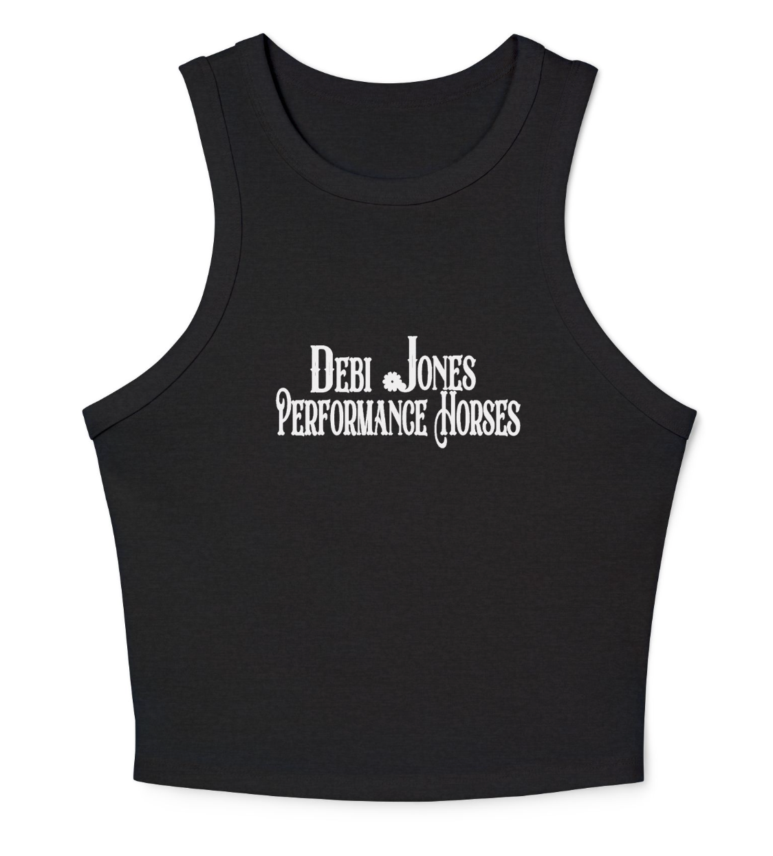Debi Jones Performance Horses Women's Micro Rib Racer Tank Top