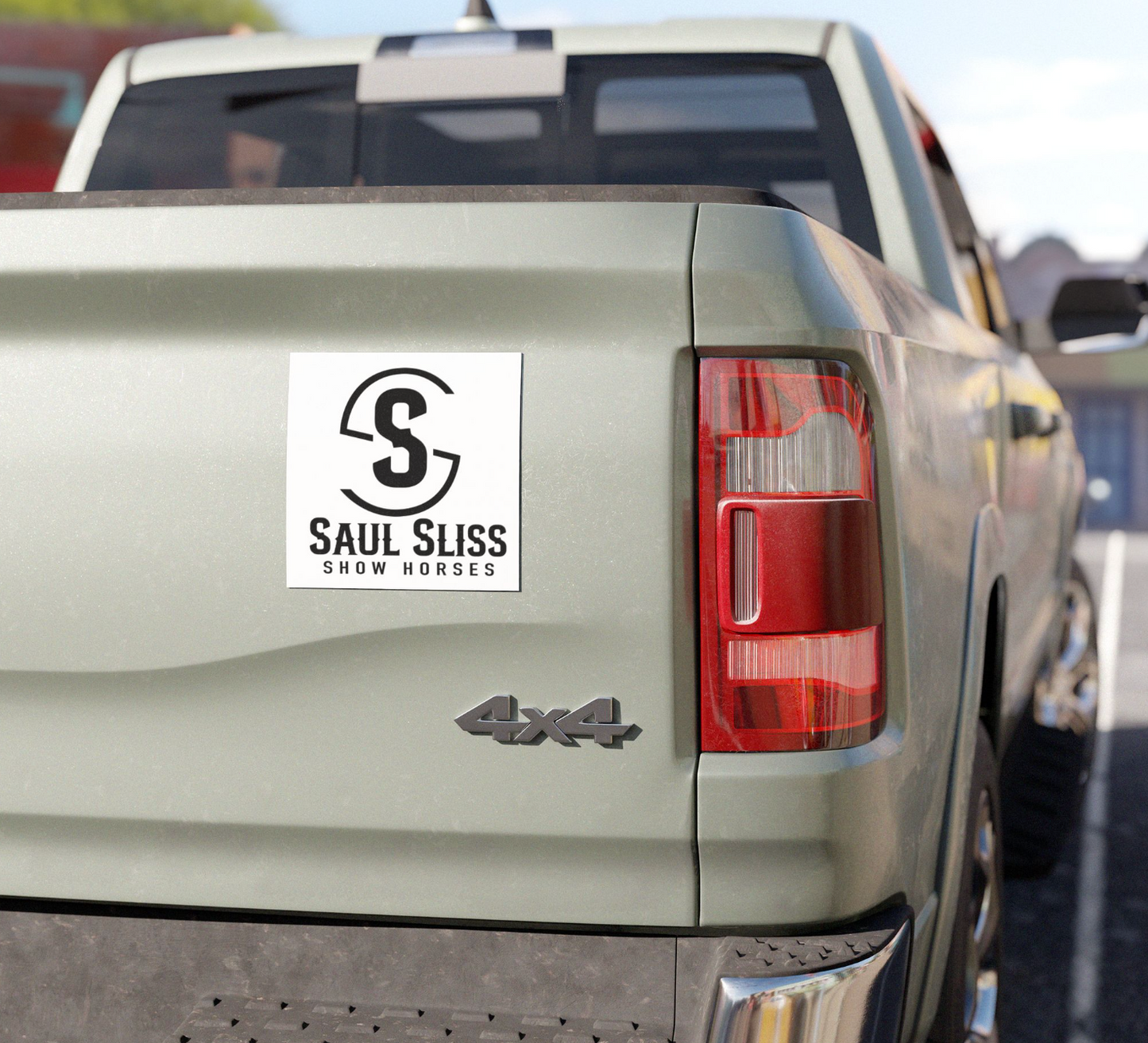Saul Sliss Show Horses Car Magnet