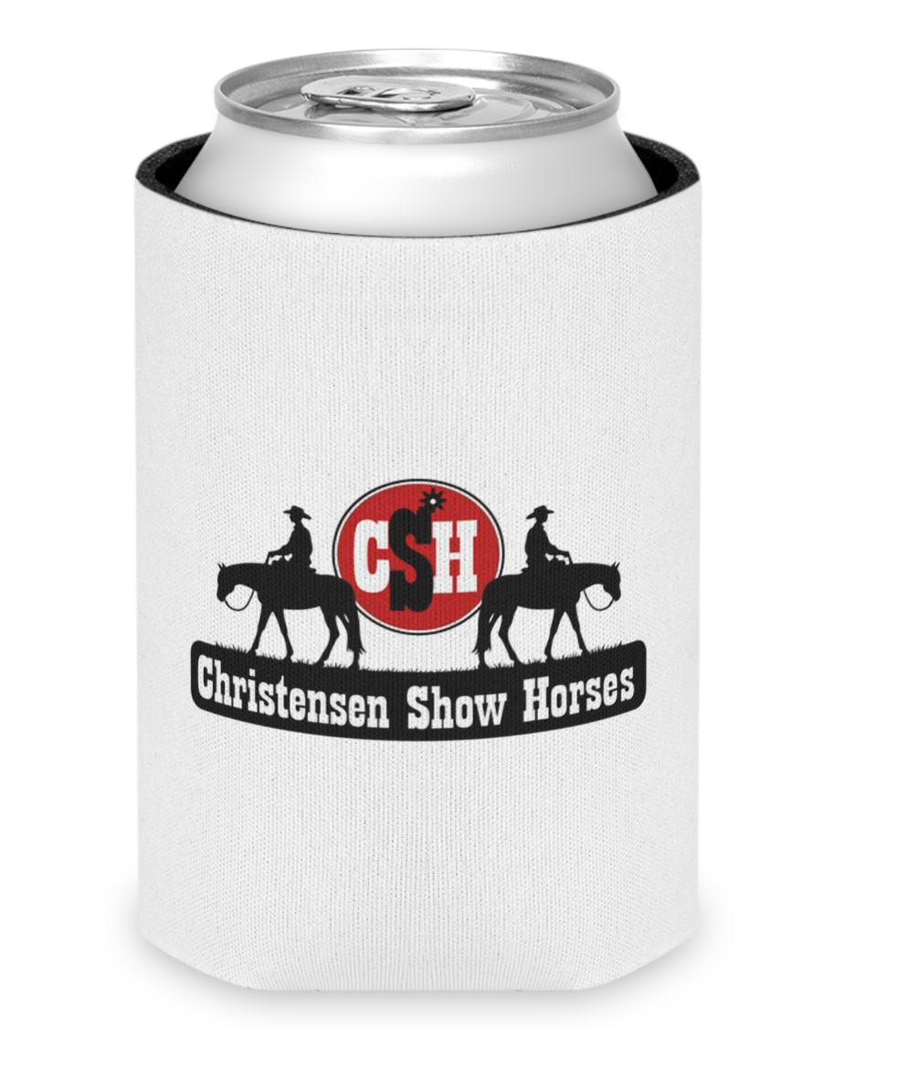 Christensen Show Horses Horses Koozie