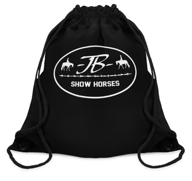 Justin Brown Show Horses Drawstring Bag