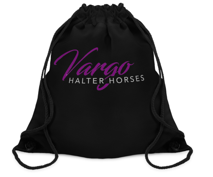 Vargo Halter Horses Drawstring Bag
