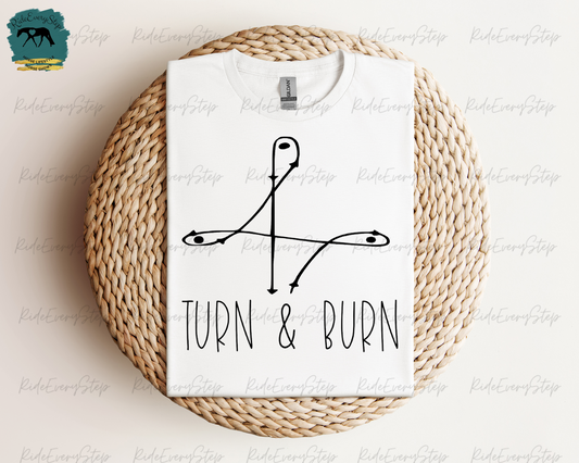 "Turn and Burn" Barrel Racing Apparel