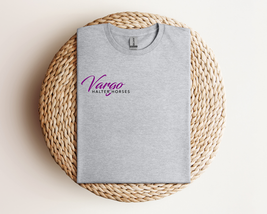 Vargo Halter Horses Chest Logo T-Shirt