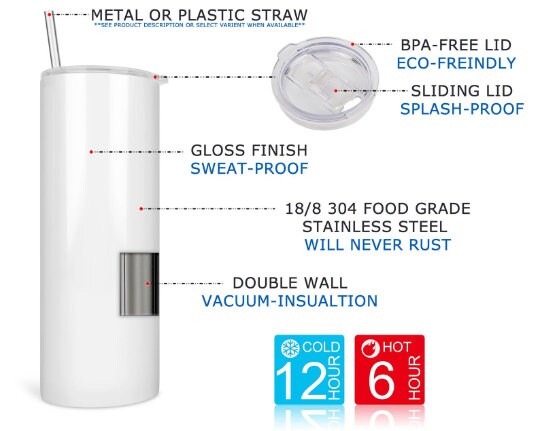 Show Life Tumbler with lid & straw