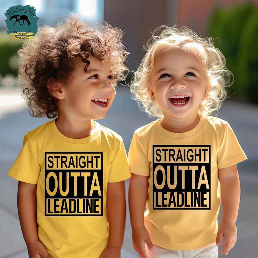 Straight Outta Lead Line Equestrian Shirt