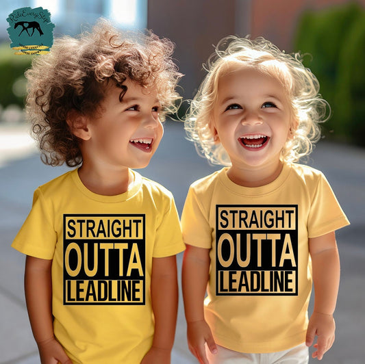 Straight Outta Lead Line Equestrian Shirt