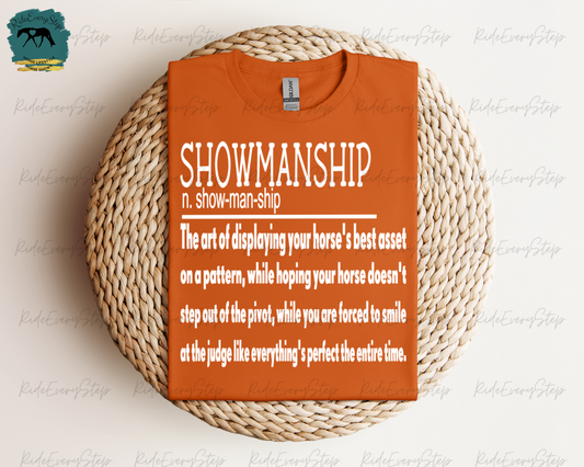 "Showmanship Definition" T-Shirt