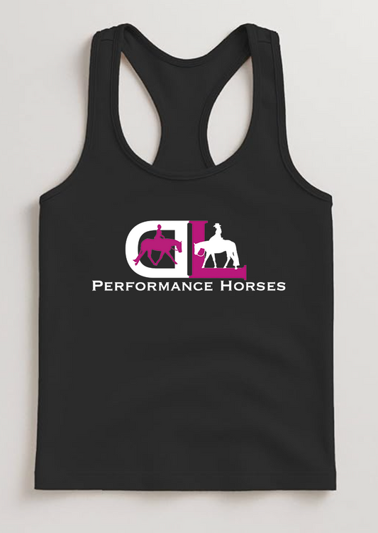 Dana Laing Performance Horses Logo Youth Racerback Tank