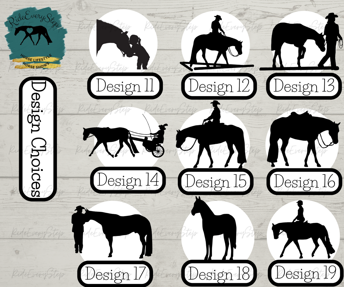 Custom Equine Discipline Washed Mesh Decorative Hat
