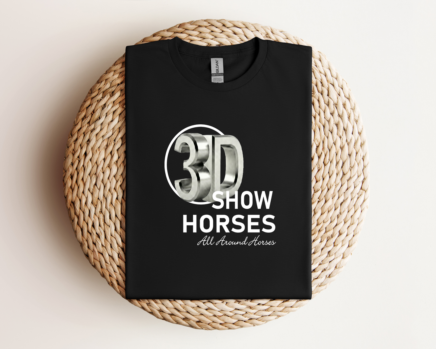 3D Show Horses Full Logo Apparel