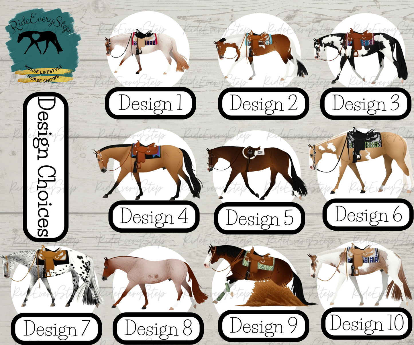 Horse Riding Discipline Sticker
