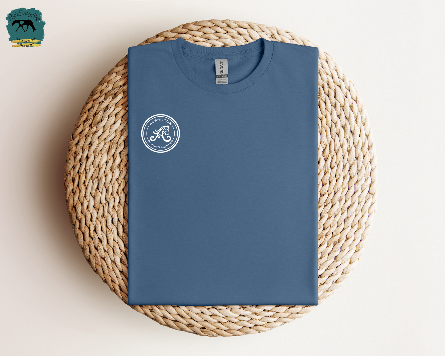 Albritton Reining Horses Chest Logo Apparel