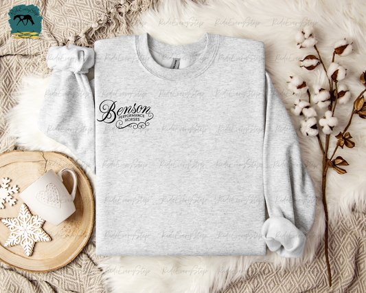 Benson Performance Horses chest Logo Apparel