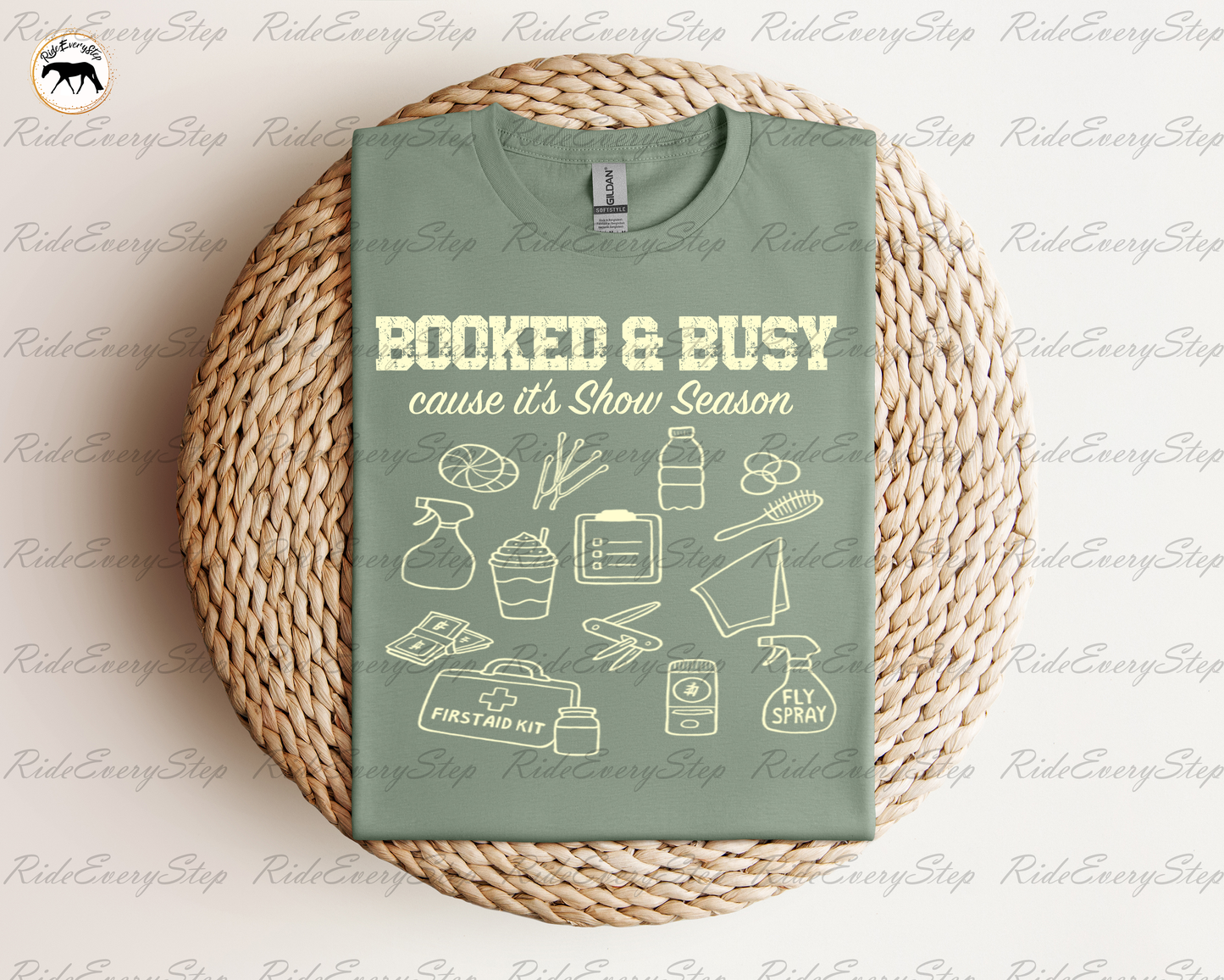 "Booked & Busy cause its Horse Show Season" Apparel
