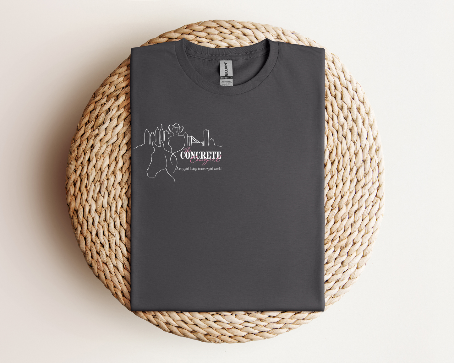 Concrete Cowgirl Chest Logo Apparel