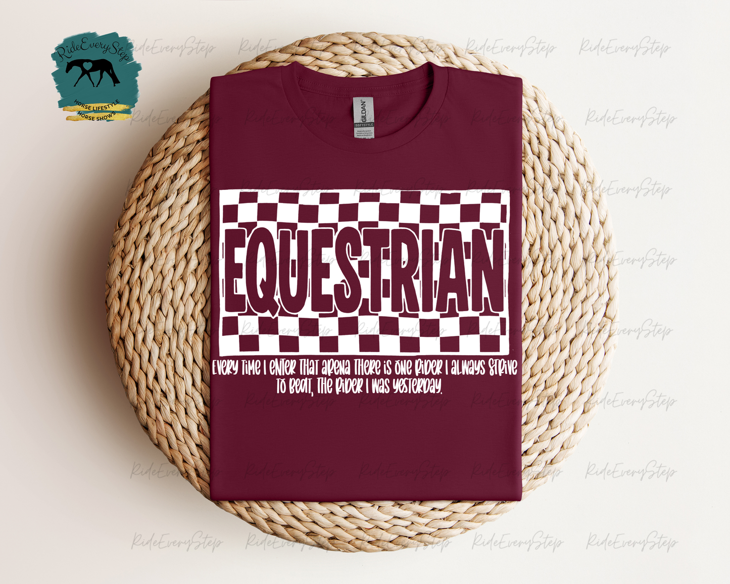 Equestrian Checkered with Quote Apparel