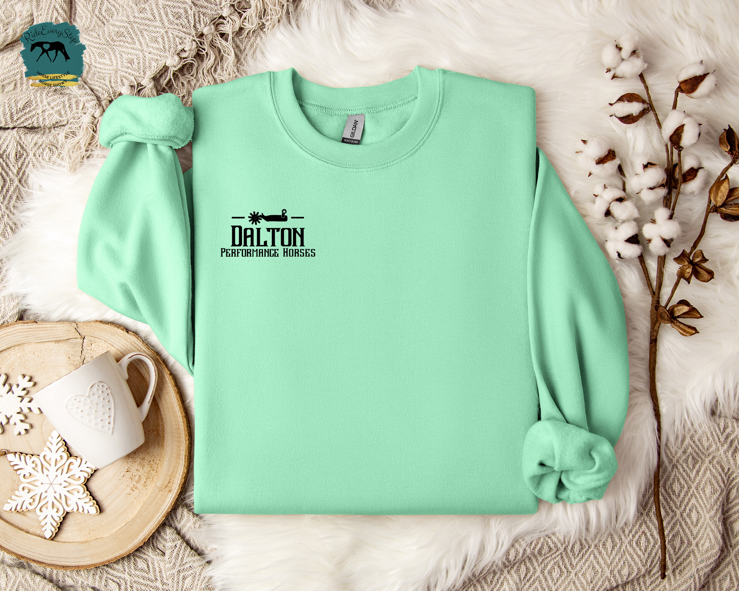 Dalton Performance Show Horses Chest Logo Apparel