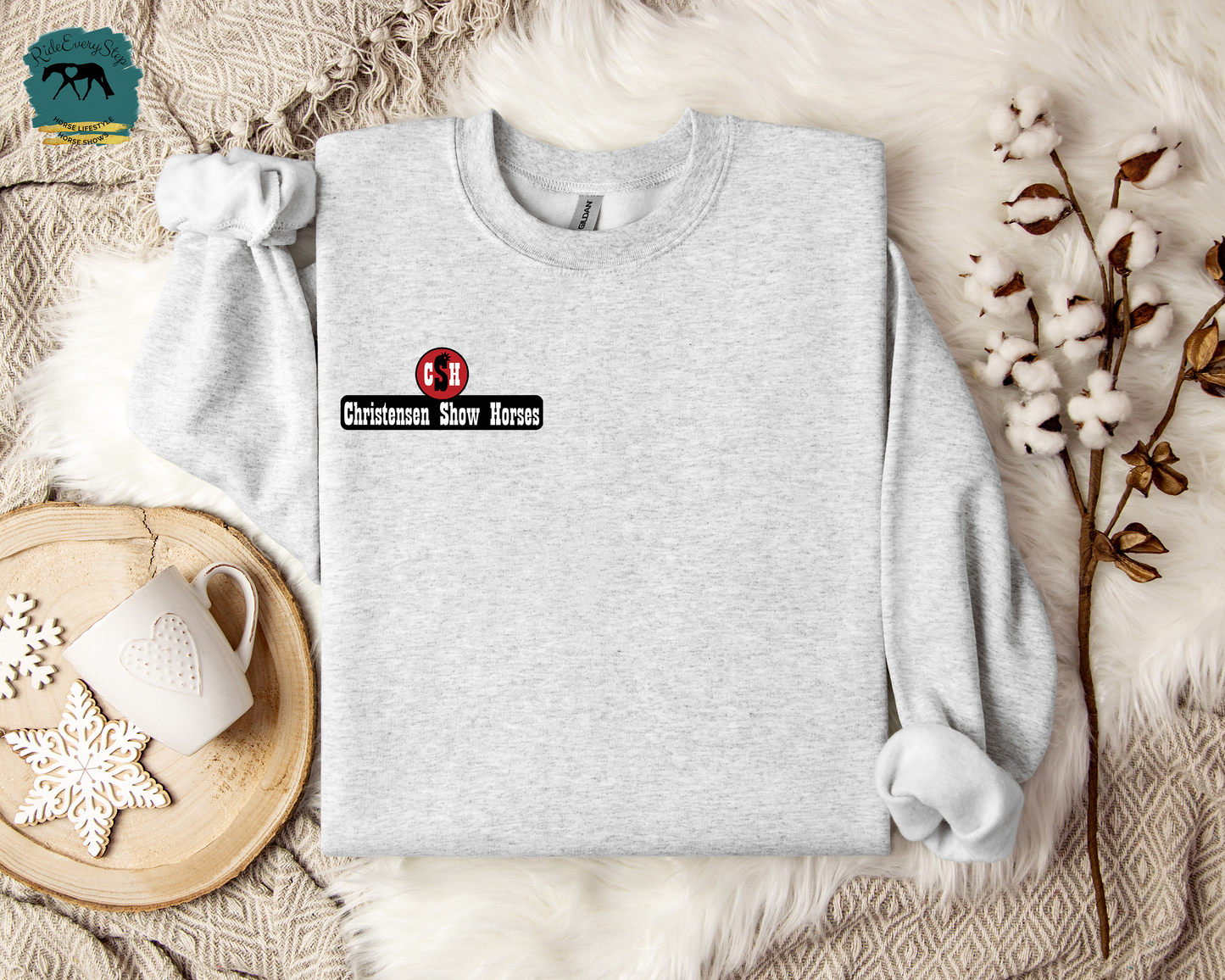 Christensen Show Horses chest Logo Apparel