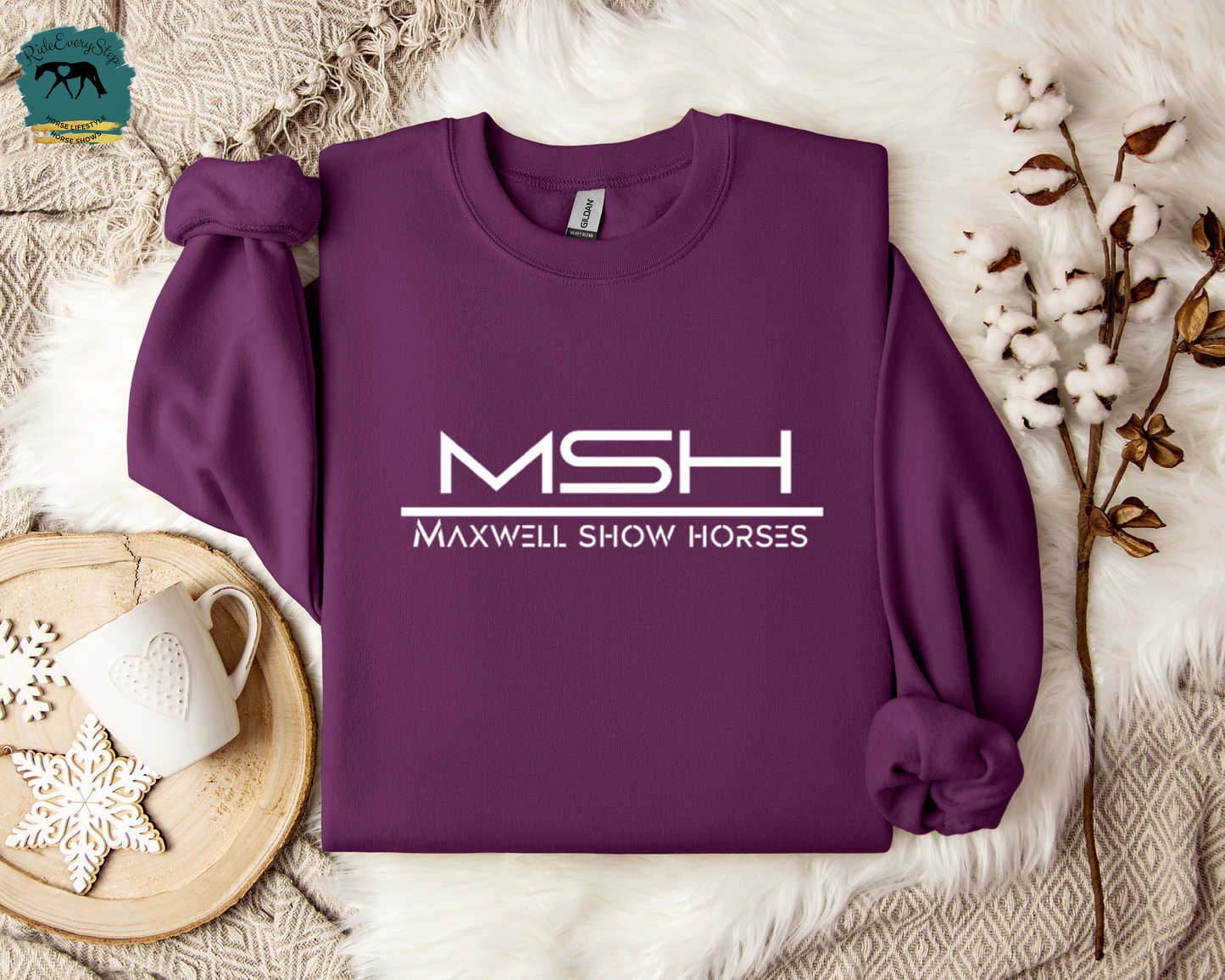 Maxwell Show Horses Full Logo Apparel