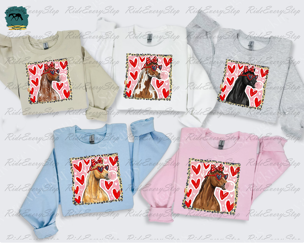 Leopard Valentine's Day Custom Horse Apparel