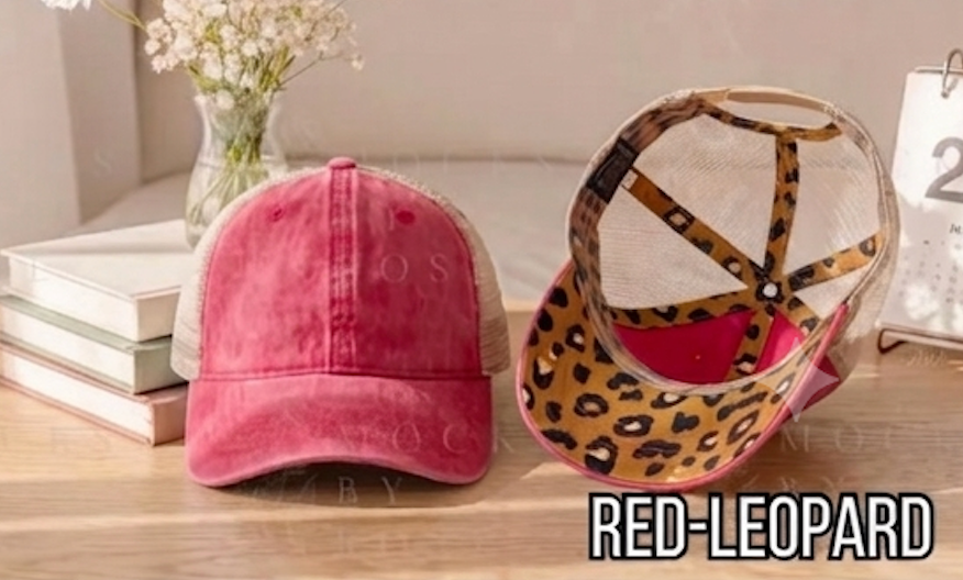 ECEA Washed Mesh Decorative Hat