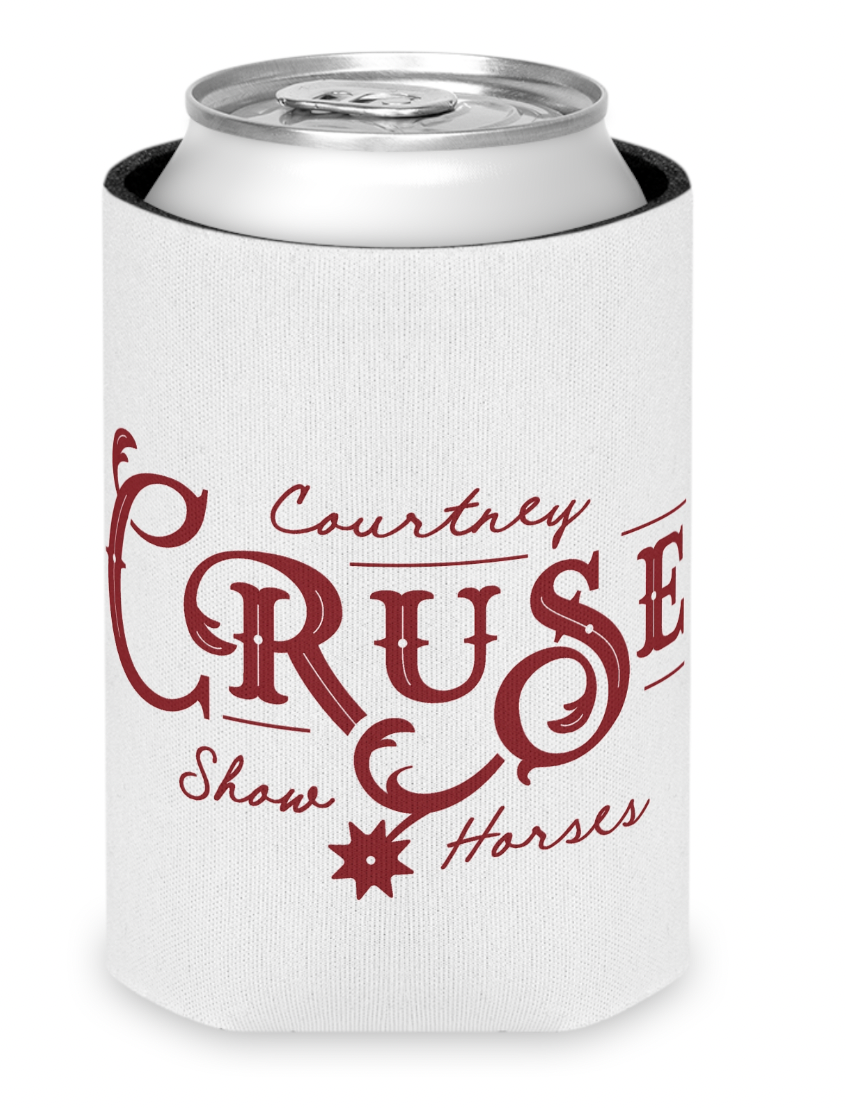 Courtney Cruse Show Horses Koozie