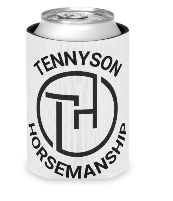 Tennyson Horsemanship Horses Koozie