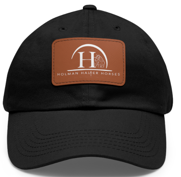 Holman Halter Horses Logo Square Patch Cap
