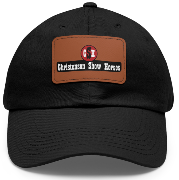 Christensen Show Horses Logo Square Patch Cap