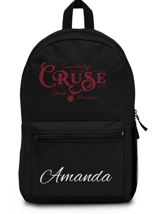 Courtney Cruse Show Horses Backpack