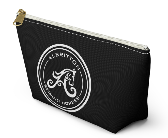 Albritton Reining Horses Makeup Bag