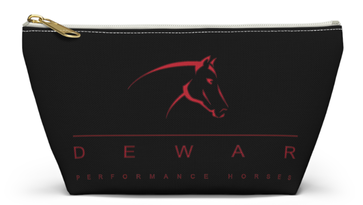 Dewar Performance Horses Makeup Bag