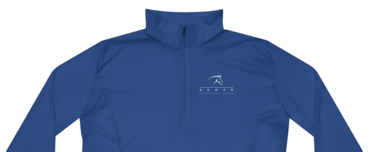 Dewar Performance Horses Quarter-Zip Pullover