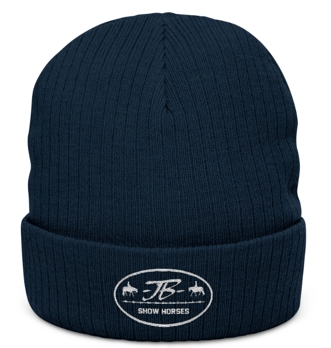 Justin Brown Ribbed Knit Beanie