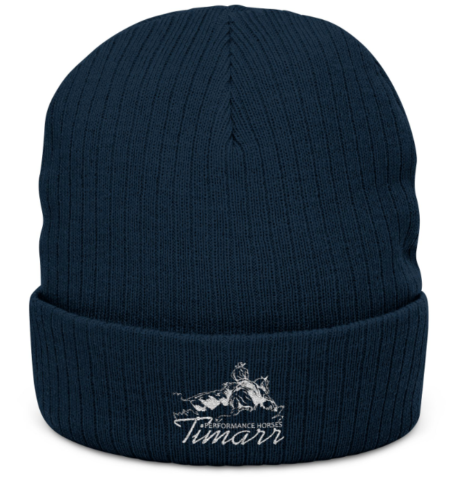 Timarr Performance Horses Ribbed Knit Beanie