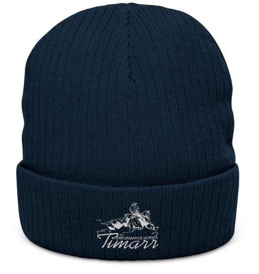 Timarr Performance Horses Ribbed Knit Beanie
