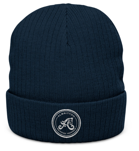 Albritton Reining Ribbed Knit Beanie