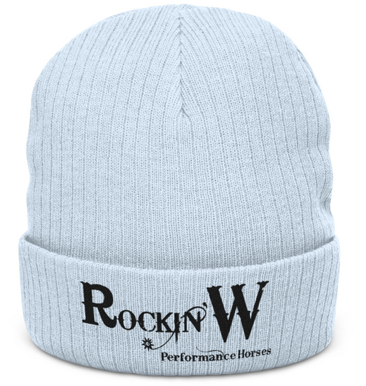 Rockin' W Performance Ribbed Knit Beanie