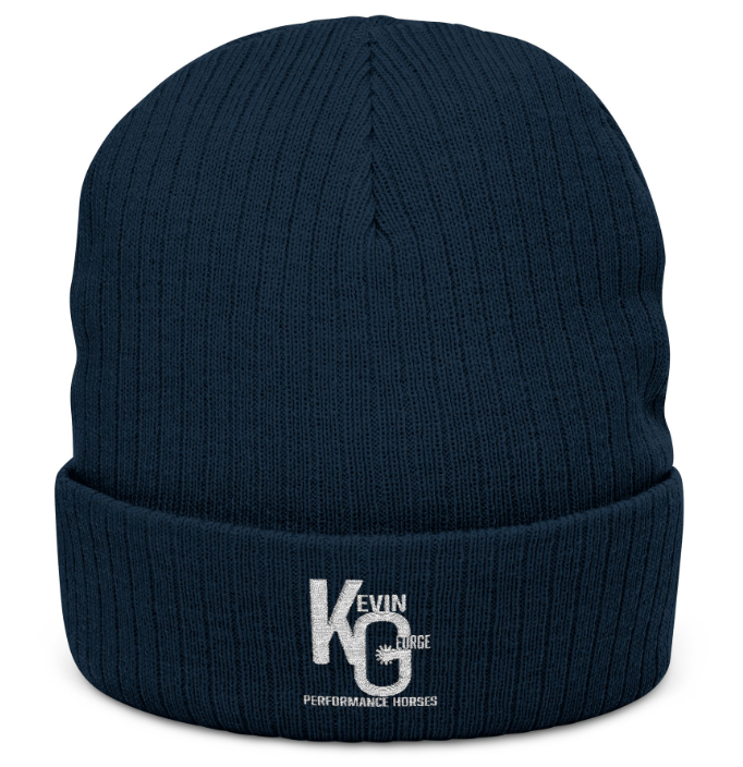 KG Performance Horses Ribbed Knit Beanie