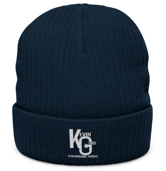 KG Performance Horses Ribbed Knit Beanie