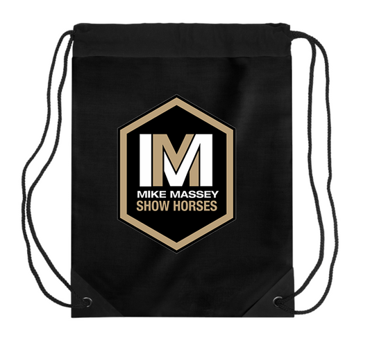 Mike Massey Show Horses Drawstring Bag