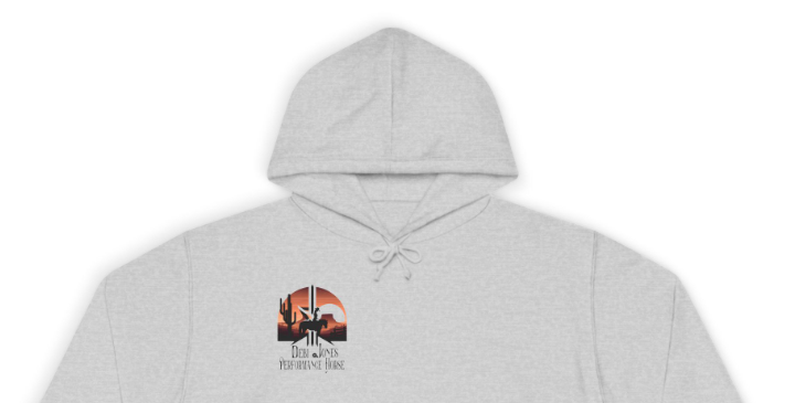 Debi Jones Performance Horses Chest Cactus Logo Hoodie