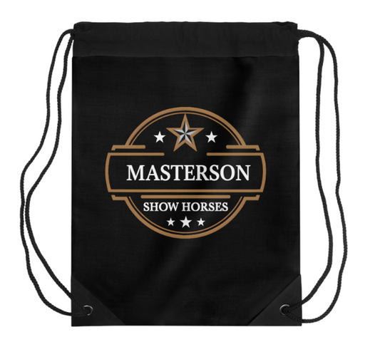 Masterson Show Horses Drawstring Bag