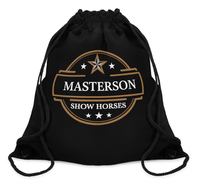 Masterson Show Horses Drawstring Bag
